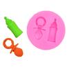 Silicone Pacifier Mould Baby Feeding Bottle Cake Mold Chocolate Baking Decor