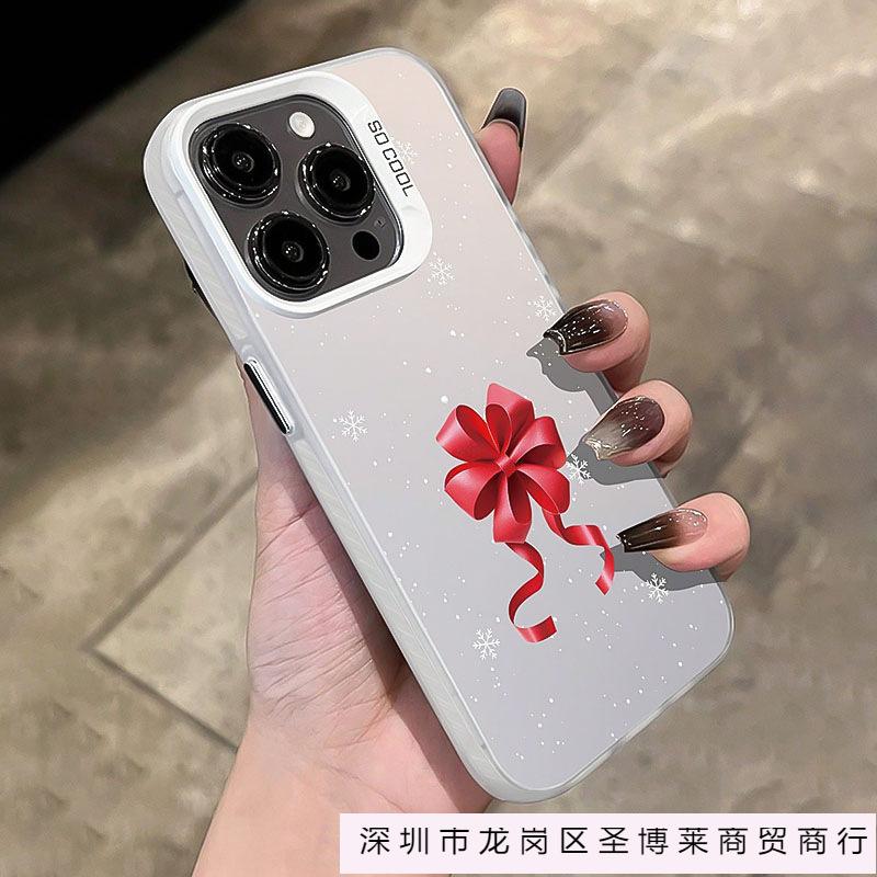 Fireworks Bow for Apple 15promax Niche iPhone14 Colored Silver 13/12/11 Mobile Phone Case 16 Sets