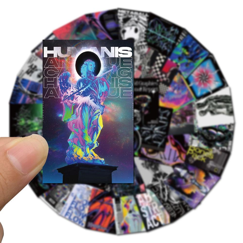 10/40PCS Psychedelic Acid Graphic Art Graffiti Stickers Aesthetic Skateboard Phone Laptop Guitar Stickers