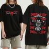 T-shirt giapponese Death Note Yagami Light Misa Amane Manga Graphic T-shirt estiva da uomo T-shirt casual in cotone T-shirt oversize unisex streetwear