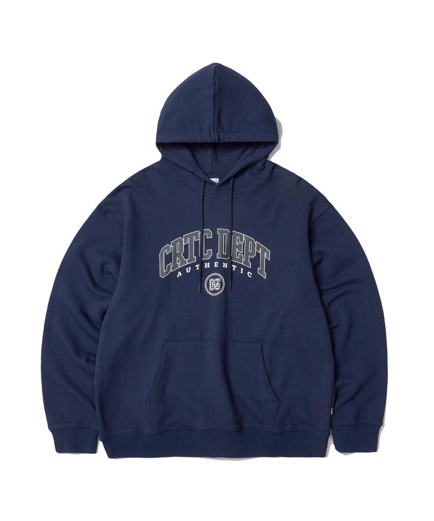 College Logo Hoodie Dark Navy