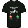 La Mia Moto Mi Chiama Biker Motorino Maglietta Uomo Leggera in Cotone Maglietta Unisex
