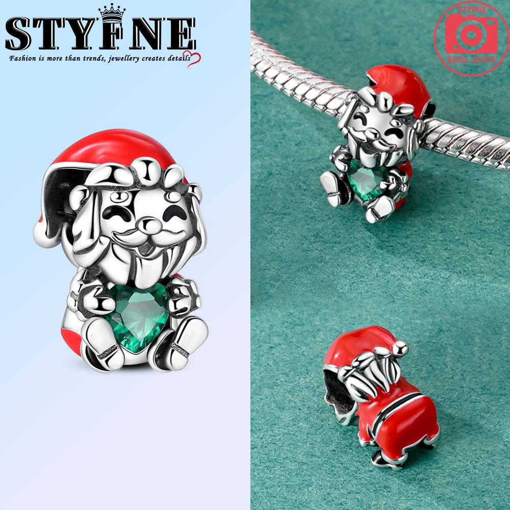 Copper Christmas Snowman Old Man Charm Pendant Bead Charms Compatible With Authentic Bracelets for Women Valentine Day Jewellery Gifts