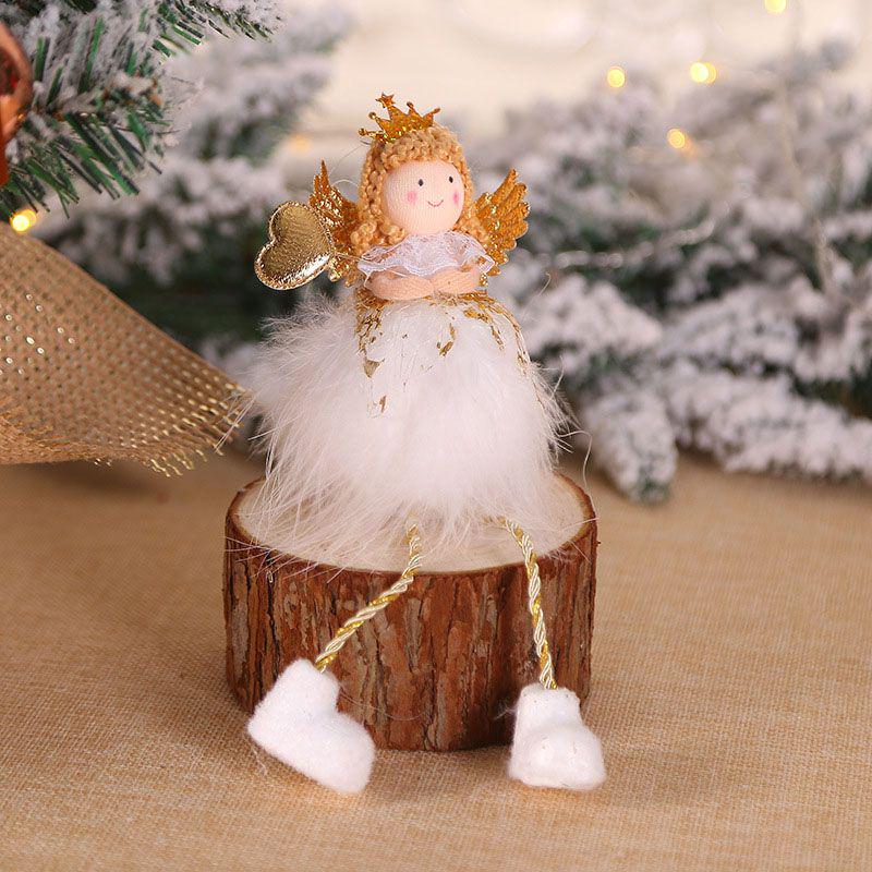 Schattige Kerst Engel Pop Speelgoed Hangende Hanger Voor Feestelijke Boomversiering