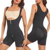 Postpartum Shapewear for Women Tummy Control Body Shaper Lace Leg Openings Non-Slip Silicone Lining Bodysuit Adjustable Waist Shaper