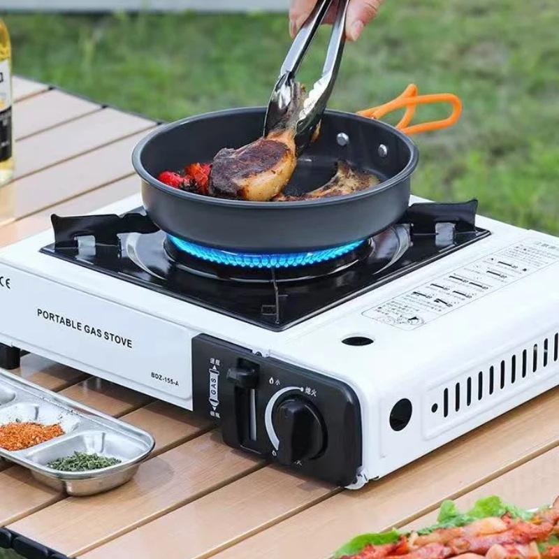 Portable Outdoor Cassette Stove Butane Gas Stove For Pot Bbq Camping Cooking Lightweight Compact Design Portable Gas Stove