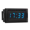  4.5-30V Waterproof Dustproof Car Auto Electronic Clock LED Digital Display (Red)