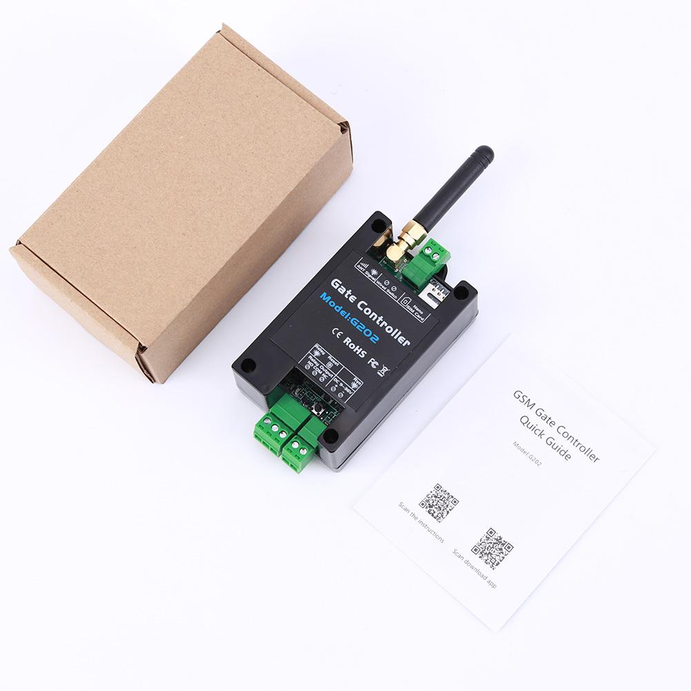 G202 GSM Gate Opener WiFi Controller GSM Door Opener Relay Switch Free Call Mobile Phone 4G Remote for Garage Doors Shutters