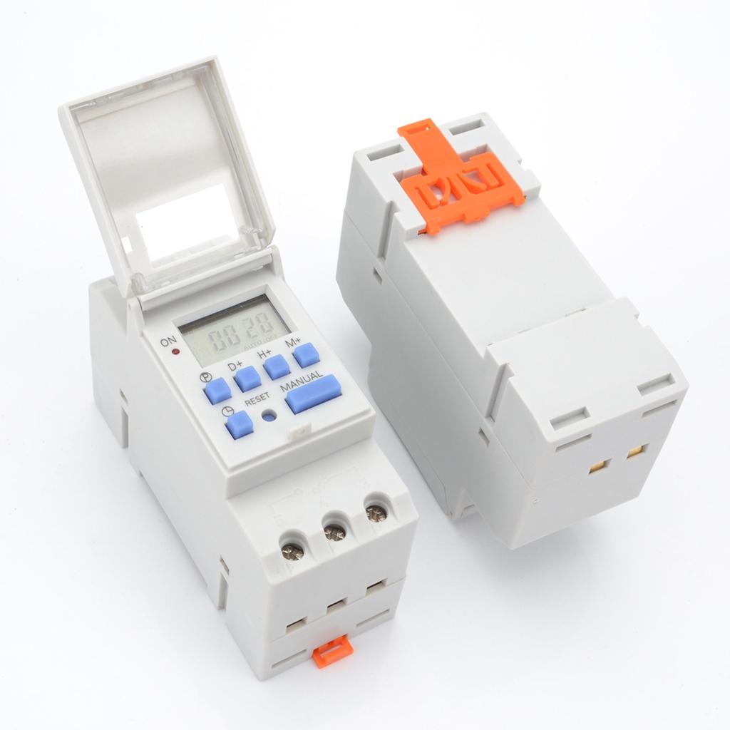 7 Days Programmable Digital Timer Switch Relay Control 220V 230V 6A 10A 16A 20A 25A 30A Electronic