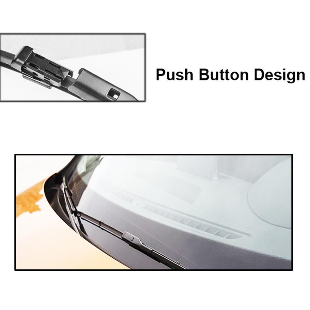 For CHRYSLER YPSILON 2011-2023 Double Rubble Car Wiper Accessories Auto Parts Cleaning Windshield Windscreen Frameless