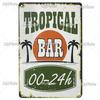 BAR Tin Sign Metal Sign Retro Plaque Home Decor Metal Vintage Man Cave Bar Pub Club Beach Wall Decoration
