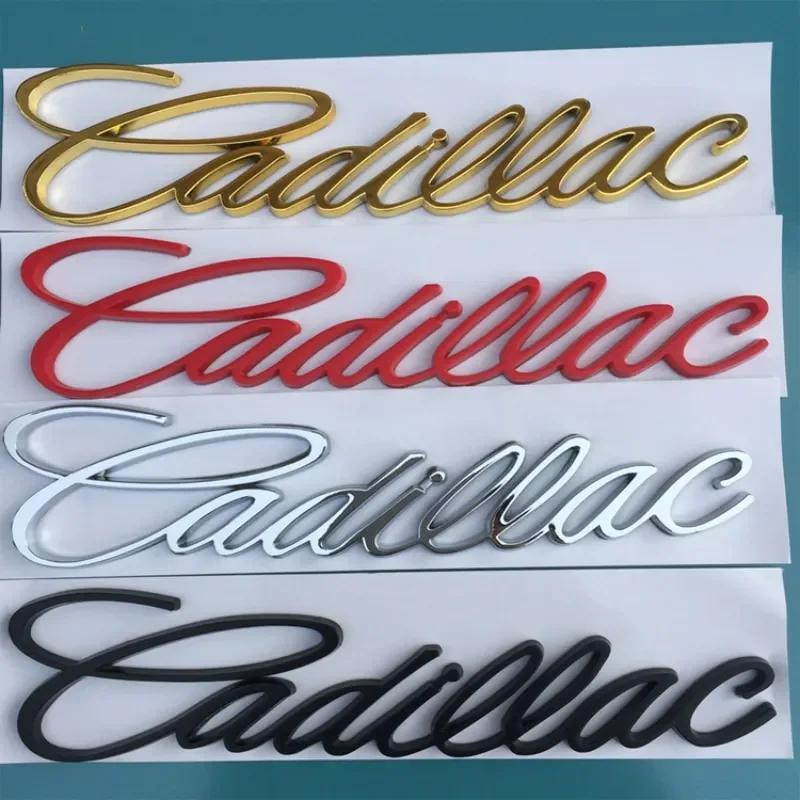 Cadillac Letters Logo Car Side Fender Rear Sticker For Escalade CT5 CT6 XT5 XT6 DTS SLS XLR ATS SRX Tiburon Styling Accessories AHI1