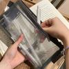 Pencil Case Fully Transparent Large Capacity Mesh Pen Bag Exams Security Check Friendly Easy Stationery Storage Pouch