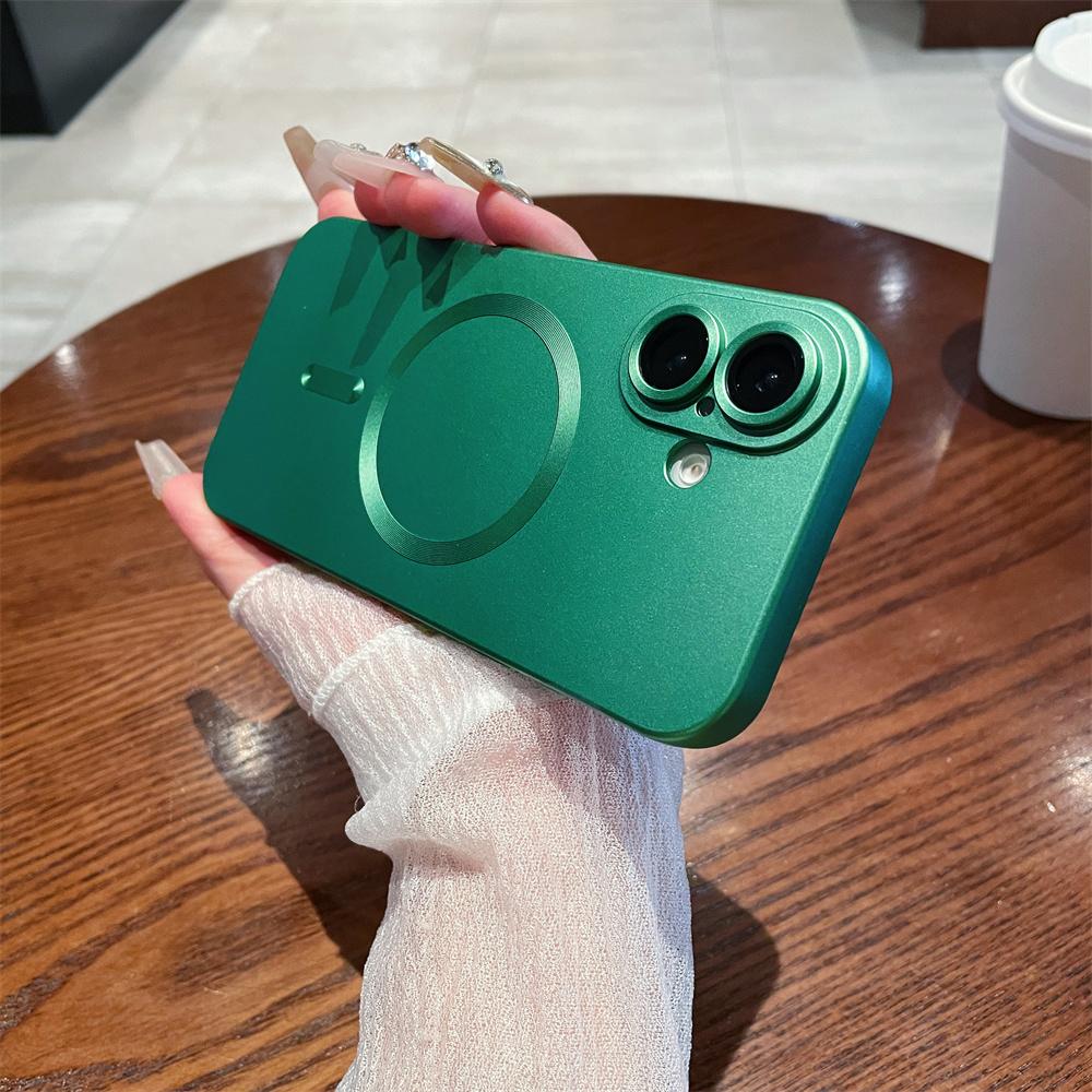Magnetisch Für Magsafe Kabelloses Laden Mattes Case Für iPhone 16 15 11 13 12 14 Pro Max Plus X XR XS Max 7 8 Plus Stoßfeste Hülle
