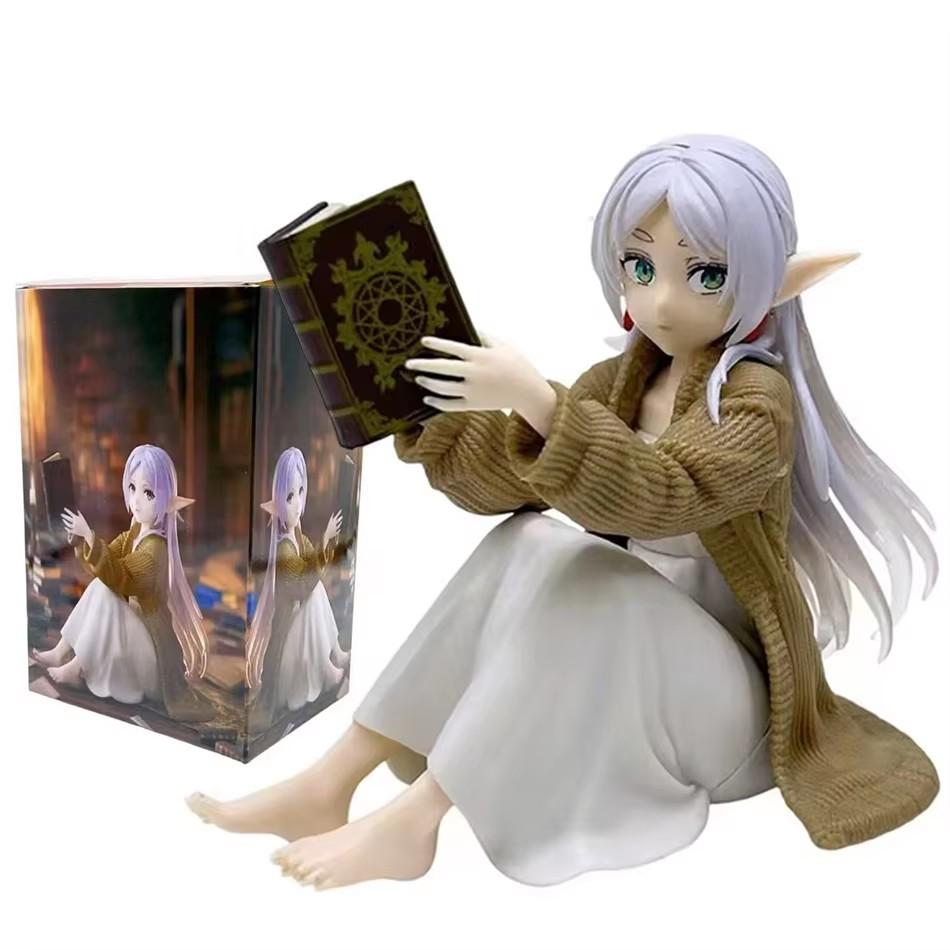 Frieren Beyond Journey'S End Frieren Anime Figure Desktop Cute Night-Suit Frieren Action Figure Figurine Model Doll Toy