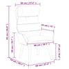 Pink Armchair 69 X 74 X 93 Cm Sherpa Fabric