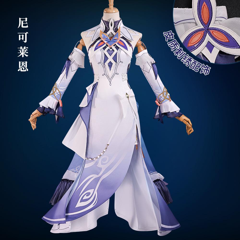 Original God Cos Suit Nicole Lane Cosplay Costume Two-dimensional Game Animation Acting Suit Full Set of Women