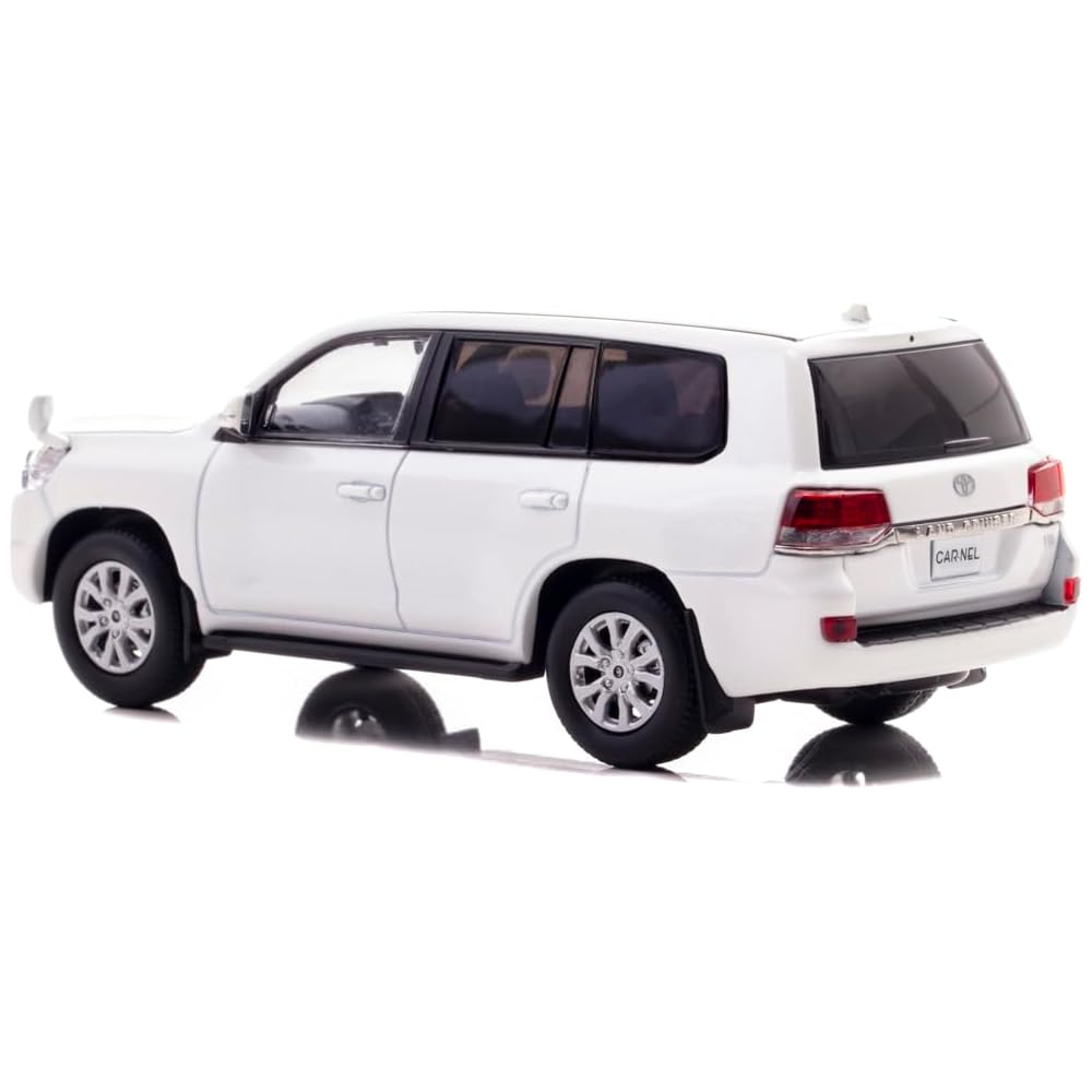 CARNEL 1/43 Scale Toyota Land Cruiser AX G Selection (URJ202) 2015 White Pearl Crystal Shine Finished Product CN431504