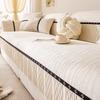 French Straight Sofa Cushion, Universal In All Seasons, Cream Wind Sofa Seat Cushion, Fixed Non-slip Light Luxury, High-end Sofa Cushion