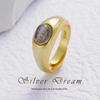 Labradorite Sterling Silver Open Ring - High-End Women's Natural Crystal Jewelry