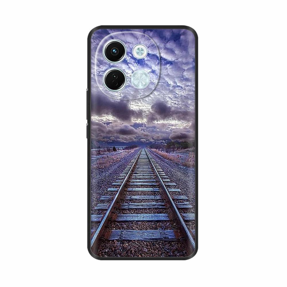Para Capa Tecno Pova 6 Neo 5G Capa de Celular Flores Fofas Capa de Silicone TPU Fina e Macia Para Tecno Pova6 Pro Pova 6Neo 4G 5G Capas
