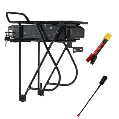EU Belastingvrij 48v 15ah Achterdrager E-bike Batterijpakket voor 750W 1000w 1500w Motor 48v Ebike Batterij