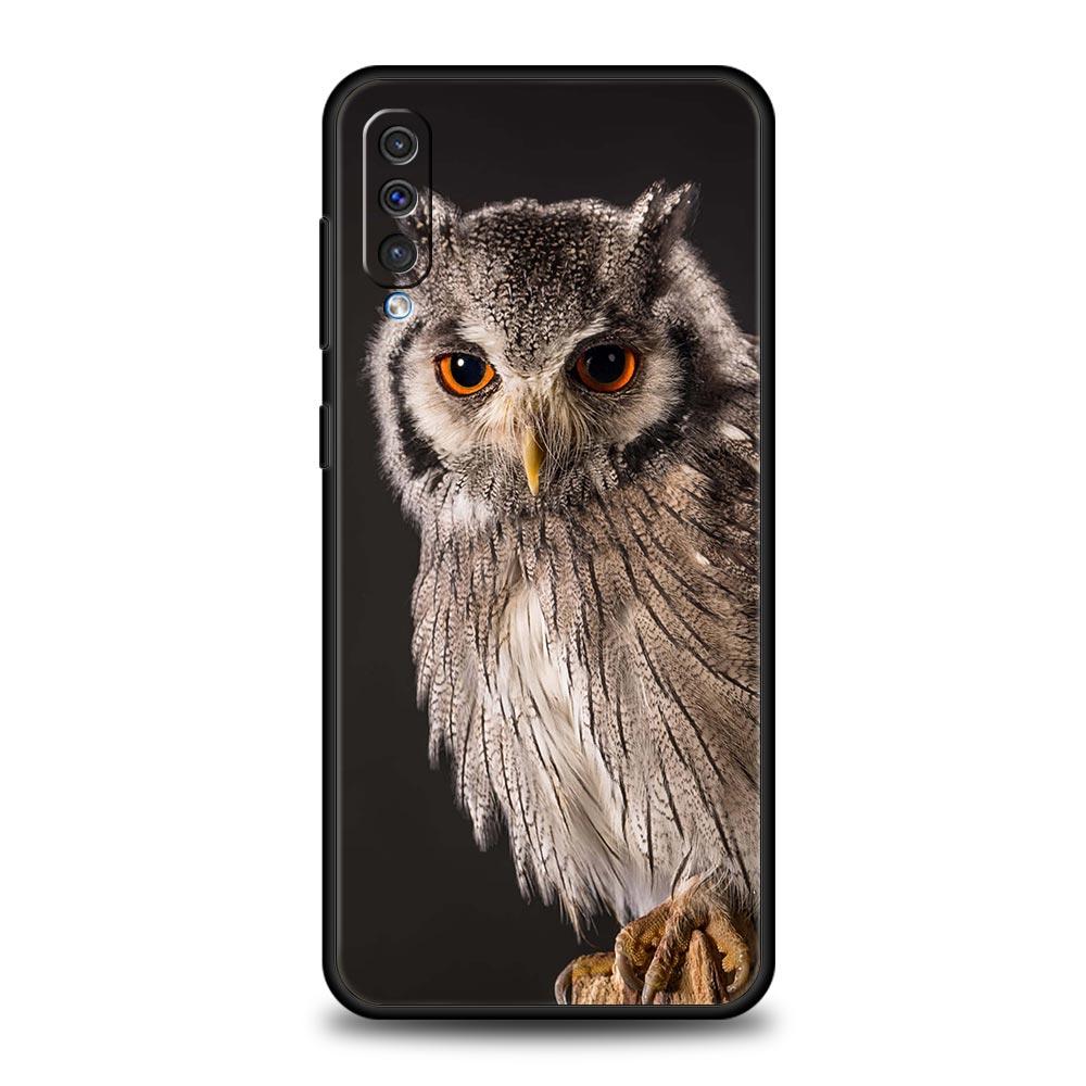 Cartoon Gifts Lovely Owl Case For Samsung A56 A36 A26 A16 A14 A12 A22 A32 5G A34 A42 A52 A54 A50 A70 A72 A40 A20E A04S A06 Cover