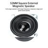 52MM Square Speaker External Magnetic Speaker 2-inch 5W 4-ohm Full-range Speaker, Advertising Machine, Bluetooth Audio Speaker