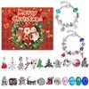 24-Fächer Weihnachtsrentier Blind Box Armband-Set mit Grußkarte