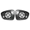 For PEUGEOT 308 2012 2013 2014 Left&Right Side White Heated Wing Mirror Glass Wide Angle Rearview Mirror