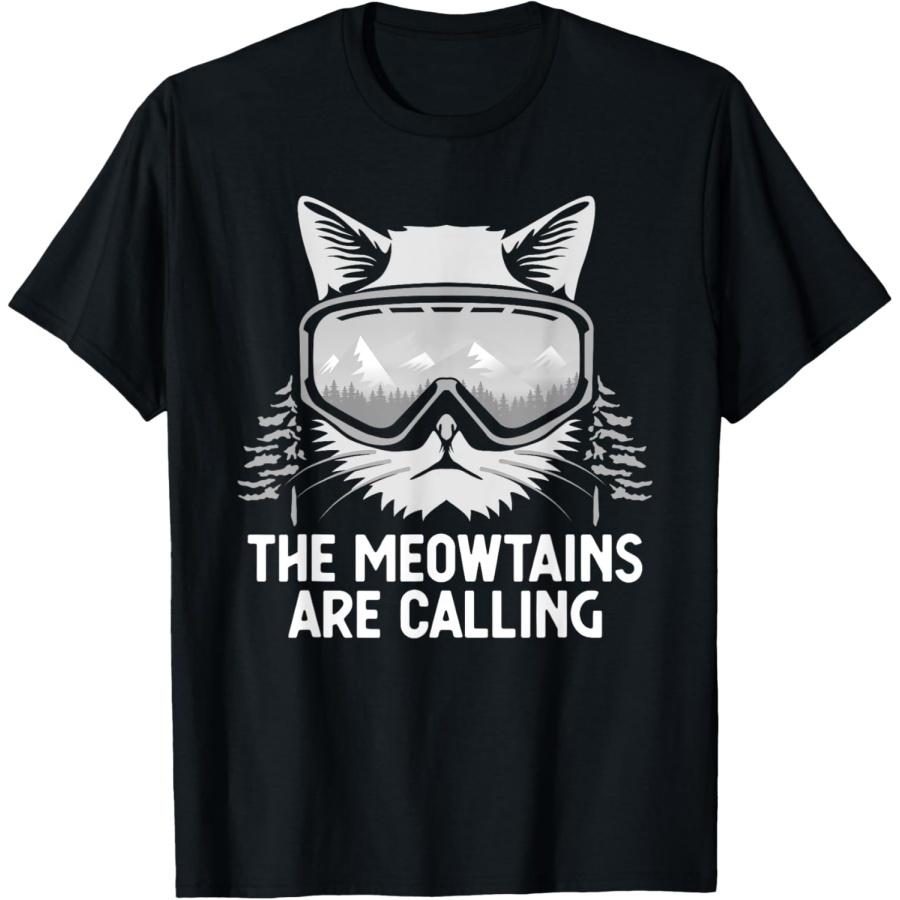 T-shirt Cool Snowboard Pour Hommes Femmes Enfants Amoureux du Ski Skieur de Montagne