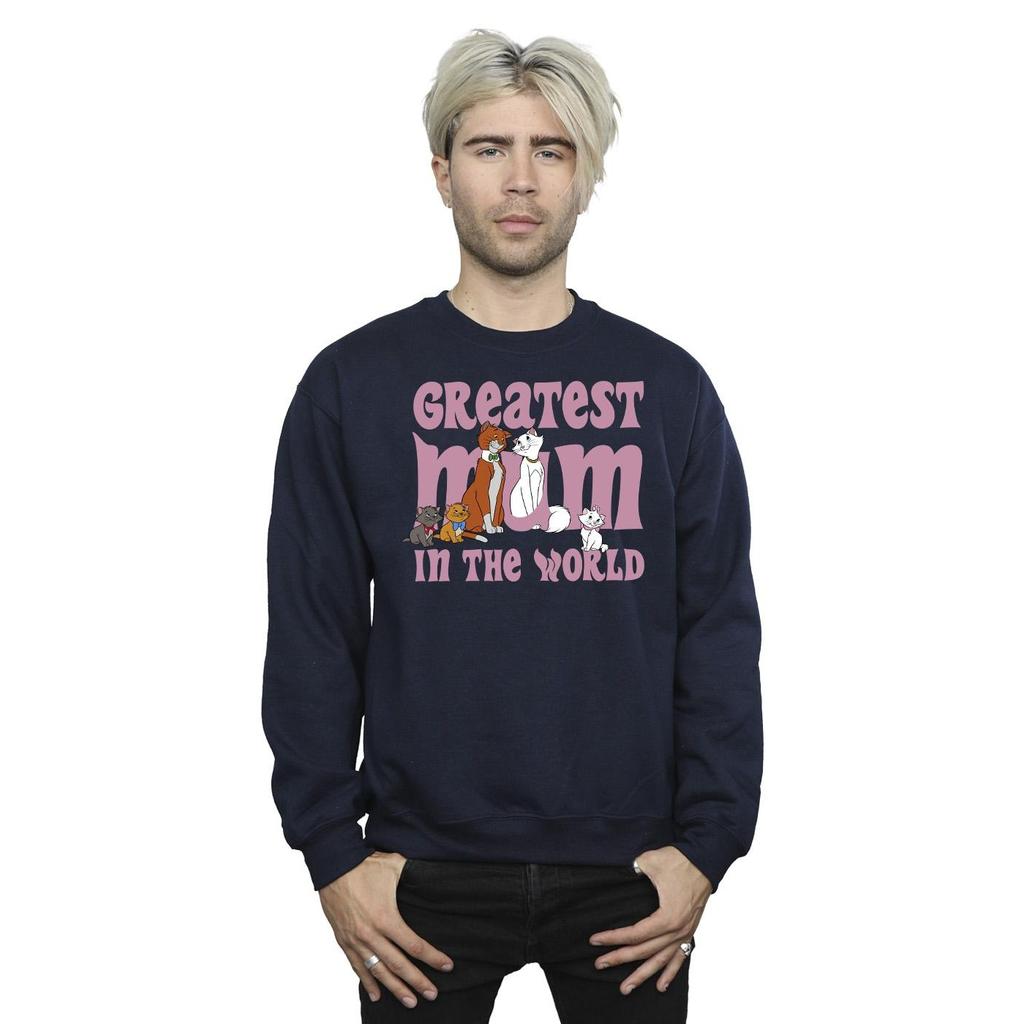 Disney Mens The Aristocats Greatest Mum Sweatshirt