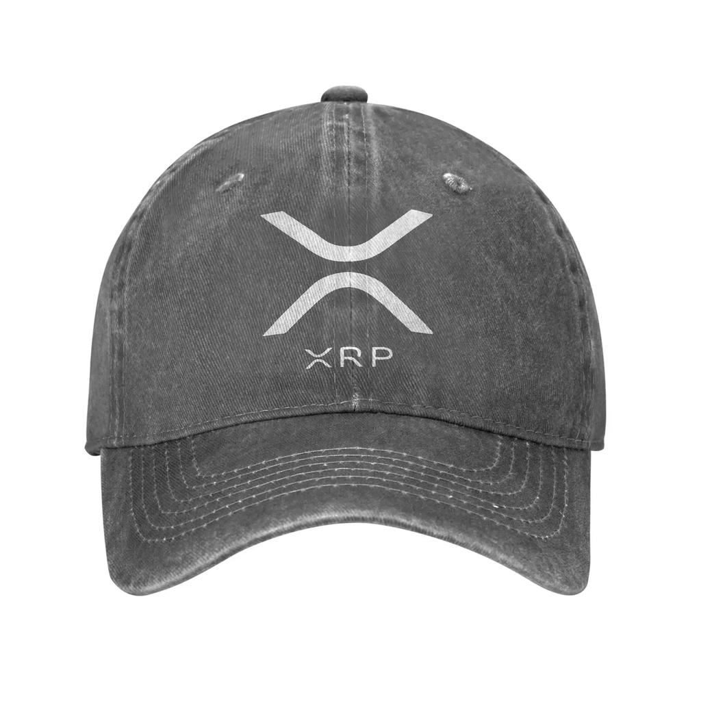 XRP RIPPLE Casual Baseball Cap Summer Trucker Hat Sun Visor Outdoor Sport Hip Hop Hats FeUnisex Unisex Street Style Baseball Caps
