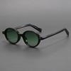 Vintage Small Frame Ellipse Women Sunglasses UV400 Round Cool Men Designer Circular Sun Glasses for Male Female