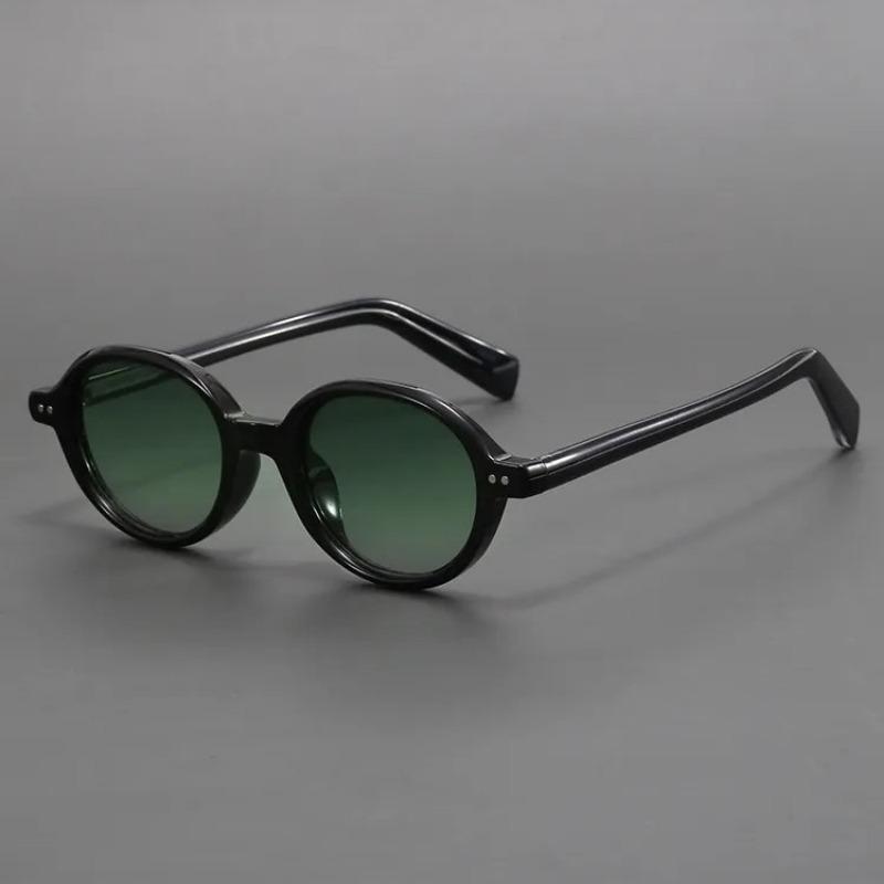 Vintage Small Frame Ellipse Women Sunglasses UV400 Round Cool Men Designer Circular Sun Glasses for Male Female
