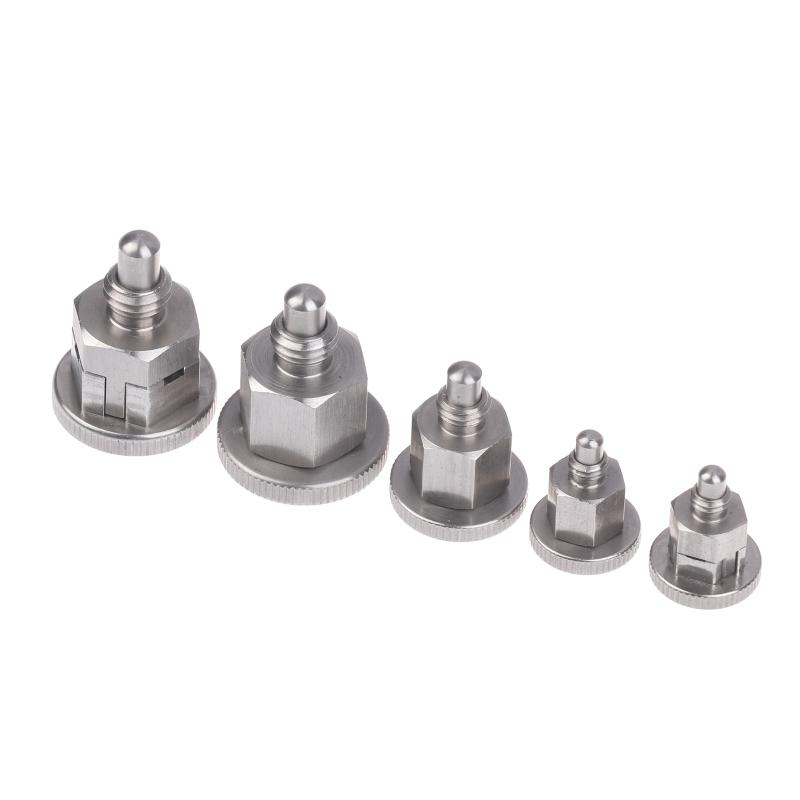 Industrial Stainless Steel Indexing Pin M6 M8 M10 Full Knob Spring Loaded Plunger for Maintenance Applications