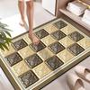 Bathroom Mat Absorbent Non Slip Floor Mat Quick Dry Entrance Doormat Bath Bedside Hallway Floor Mat Entrance Doormat Tapis
