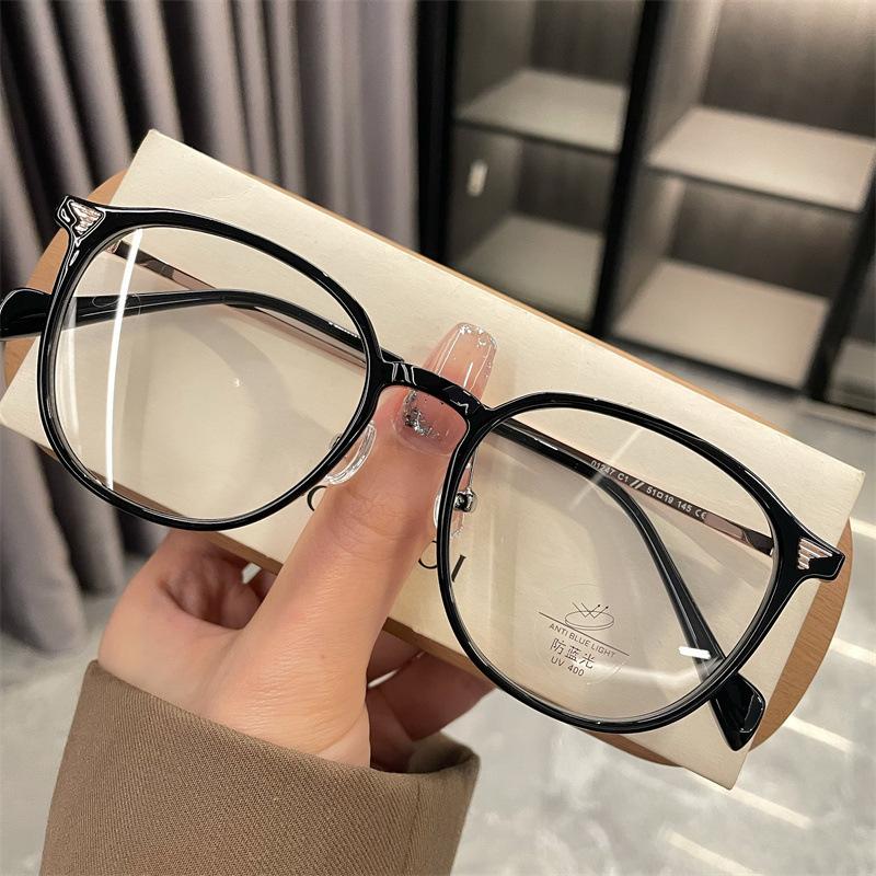 3PCS New Unisex Round Polygon Glasses for Men Women Metal Frame Glasses Plain Glasses Nearsighted Eyewear Glasses