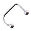 Wave Titanium Steel Stylish U-Shaped Labret Female Trendy Nightclub Stylish Lip Ring Replacement Studs European and American Punk Perforated Ornament
