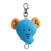 SK Japan Tabekko Animal Mascot Reel Keychain Elephant
