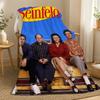 Seinfeld TV Serie Plaid 240g flanellen deken, geschikt voor banken, bedden, kantoren, exquise geschenkdekens