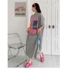 Women's Summer New Loose Short-sleeved Long T-shirt Dress Belly-shading Thin Large Size Nightgowns