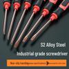 Industriële Kwaliteit Magnetische Kruiskop & Sleufschroevendraaierset - Duurzame Legering, Superhard, Kleine Collectie
