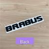 Black Brabus Lettering Logo Emblem for Mercedes G, E, C, S-Class