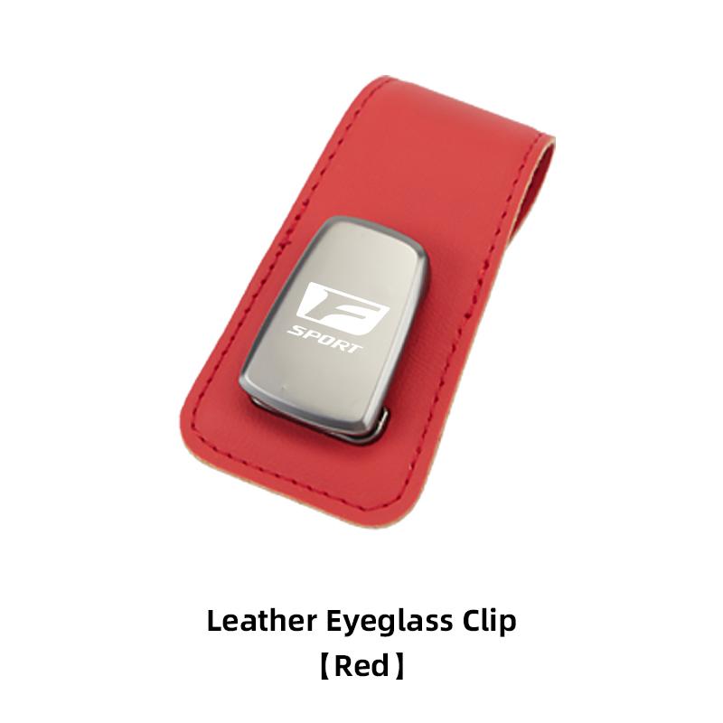 Car Sun Visor Glasses Clip leather Magnetic Storage Holder For Lexus IS250 RX350 Ct200h RX LX570 LX600 NX300 LX470 GX470 RX330QF2