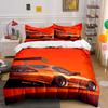 Orange Sports Car Illustration. Bedding Sets Duvet Cover Sets Duvet Covers Pillowcases(1*Duvet Cover 2*Pillowcases Without Duvet Insert)