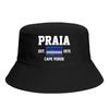 Bucket Hats Cape Verde EST Praia Emblem Flag Sun Shade Cool Outdoor Summer FisherUnisex Caps Fishing Hat