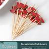 Qiwei Disposable Bamboo Fruit Picks