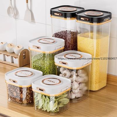 Household Airtight Rice Storage Container Insect-Proof Moisture-Proof Bin for Rice Flour Grains Cereals