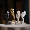 Der Denker Statue Abstrakte Skulpturen Wohnzimmer Schreibtisch Büro Dekoration Zubehör Innenraum Heimdeko Nordische Heimdeko